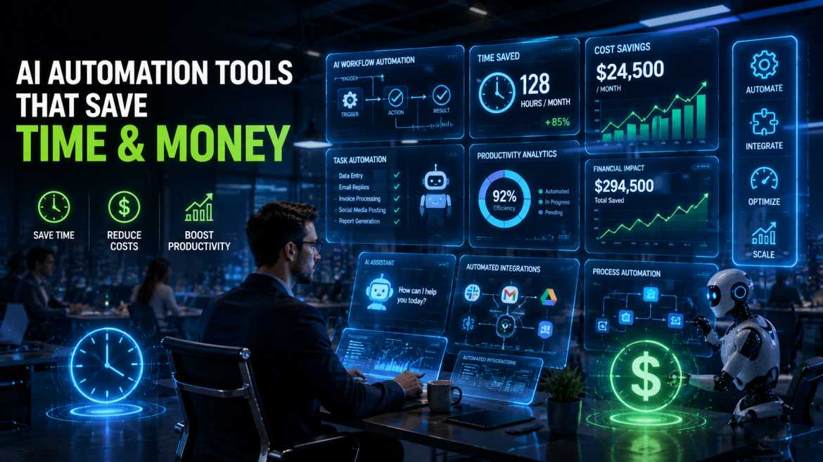 AI Automation Tools That Save Time and Money