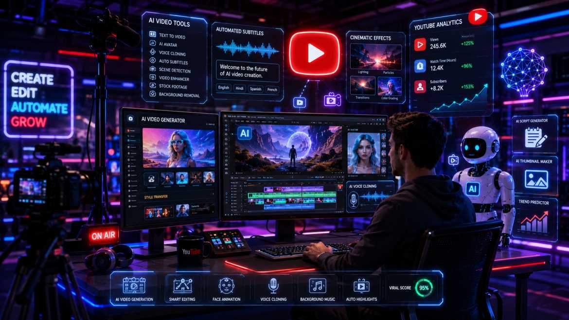 Best AI Video Generators for YouTube